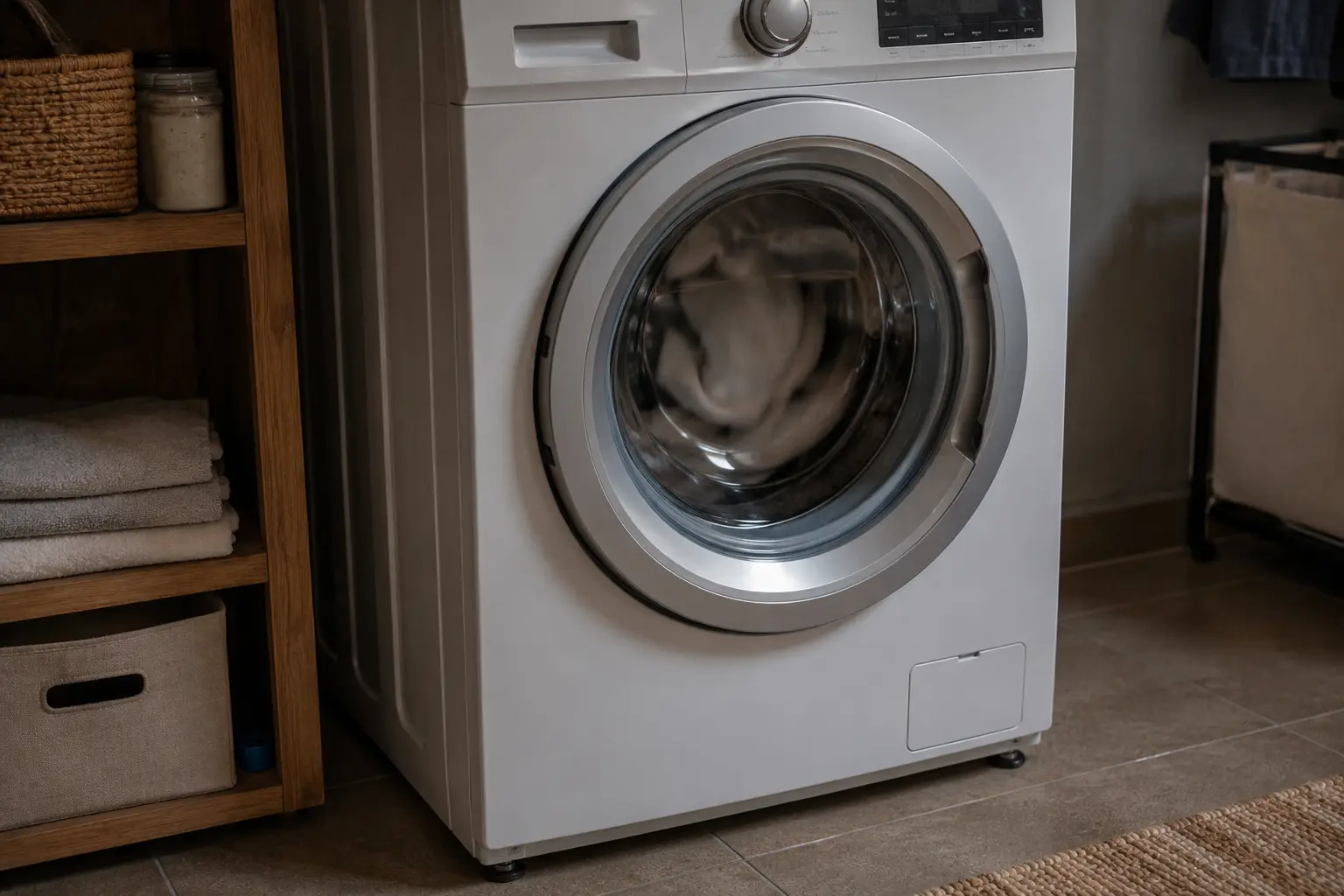 Technical troubleshooting and multimeter testing for Washer Repair showing Making Loud / Grinding Noise issue