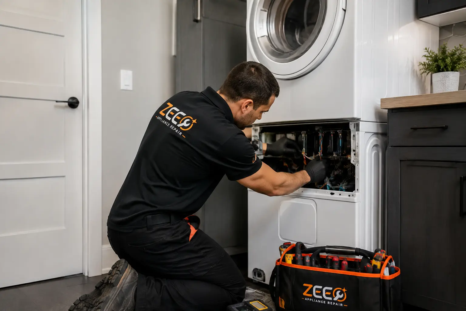 Stacked Laundry Repair in Maryland